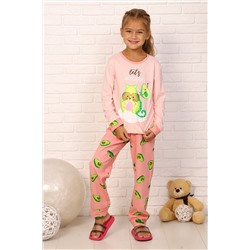Пижама с брюками Кошка авокадо дл. рукав НАТАЛИ #881444