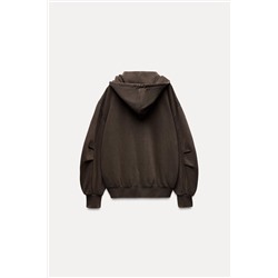 OVERSIZE ZIP-UP HOODIE