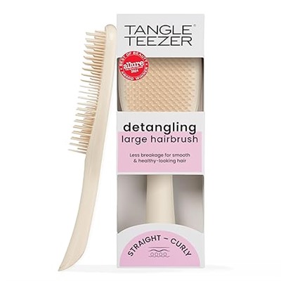 Tangle Teezer Ultimate Detangler Hairbrush for Wet & Dry Hair, Eliminates Knots & Reduces Breakage for Long, Thick, & Curly Hair Types, Large, Pink & Purple
