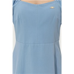 Kadın Mavi Dokuma Elbise