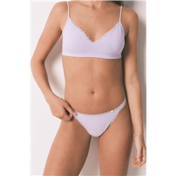 Tanga Seamless encaje lila