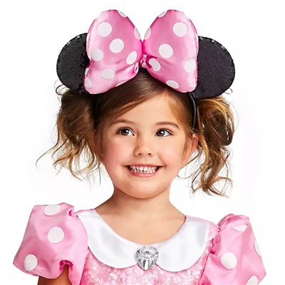 Minnie Mouse Ear Headband for Kids – Pink