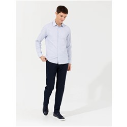 Mavi Slim Fit Uzun Kollu Gömlek