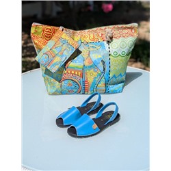 КОМБО AB.ZAPATOS  320-8 PC TURQUESA + ARTE GATOS (330) Turquesa АКЦИЯ