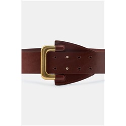 CINTURÓN PIEL 100% HEBILLA PASADOR