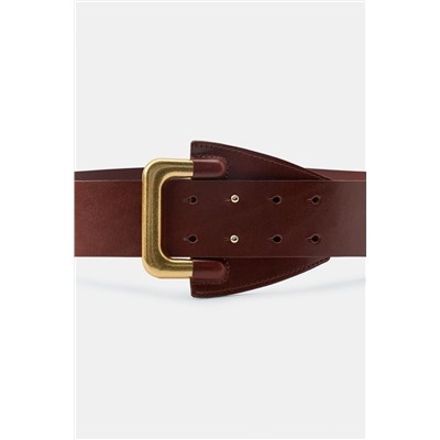 CINTURÓN PIEL 100% HEBILLA PASADOR