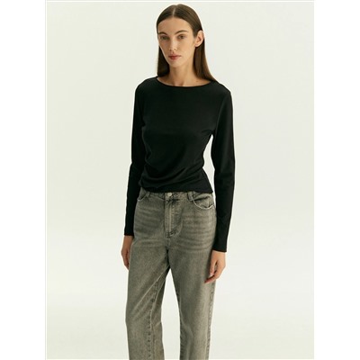 Джинсы Mom Fit 369, D369/gabbro