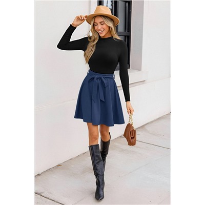 Evergreen Days Two-Toned Mini Dress