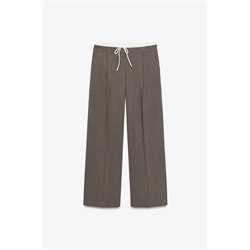 WIDE-LEG TROUSERS WITH DOUBLE WAISTBAND