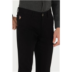 Erkek Siyah Kanvas Pantolon