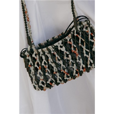 BRAIDED KNIT MINI BAG