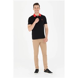 Erkek Siyah Polo Yaka Tişört