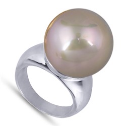 Кольцо (Майорка 16мм шампань; покрытие родий)