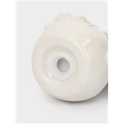 Емкость для соли или перца, 8 см, фарфор P, бело-голубая, Снеговик, Snowfall