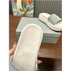 Женские шлепки на платформе Brunell*o Cucinell*i 🤩   Реплика 1:1