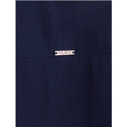 Укороченная блузка с V вырезом из плотного лиоцелла