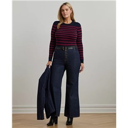 Lauren Ralph Lauren Plus Size High-Rise Flare Jeans