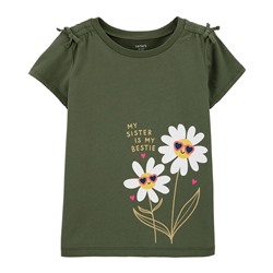 Carter's | Kid Heart Cat Jersey Tee