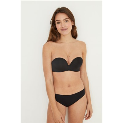 SUPERB Sujetador sin tirantes súper push up microfibra