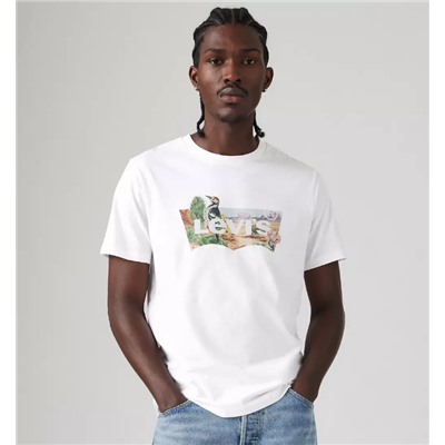 Model is 6'1", Waist 30", Wearing size medium Classic Graphic T-shirt