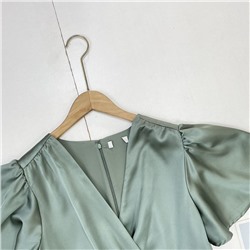 Женское платье миди насыщенного мятно-зеленого цвета W*E (крупный голландский бренд) НОВИНКА весна/лето 2025