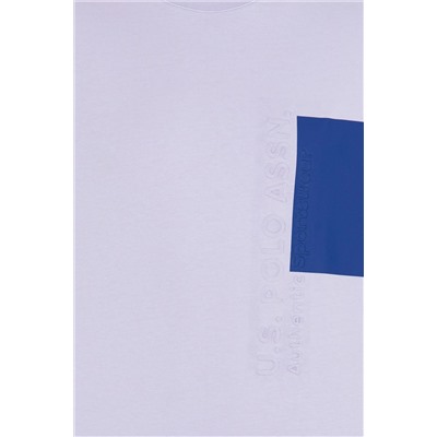 Erkek Lila Oversize Bisiklet Yaka Tişört