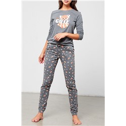 Camiseta Clem Antracita jaspeado