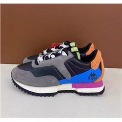 Кроссовки KAPP*A серые с замшевыми вставками