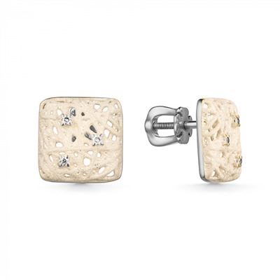 Серьги  серебро 52964SH