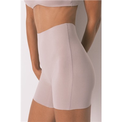 Pantalón corto interior algodón beige