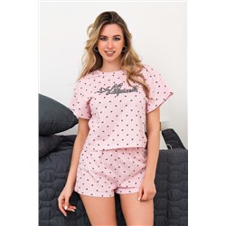 Пижама с шортами Queen (футболка+шорты) НАТАЛИ #891627