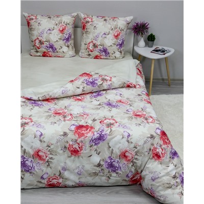 КПБ Перкаль компаньон Аврора 100% хлопок 110 г/м2, "Текстильная коллекция" книжка