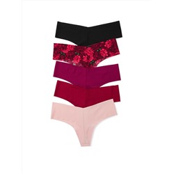 Victoria's Secret 5-Pack No-Show Thong Panties