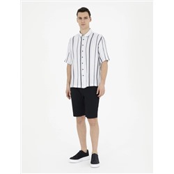 Lacivert Regular Fit Örme Şort