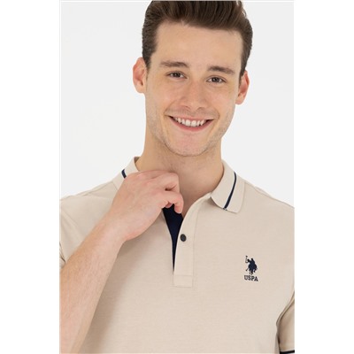 Erkek Taş Basic Polo Yaka Tişört