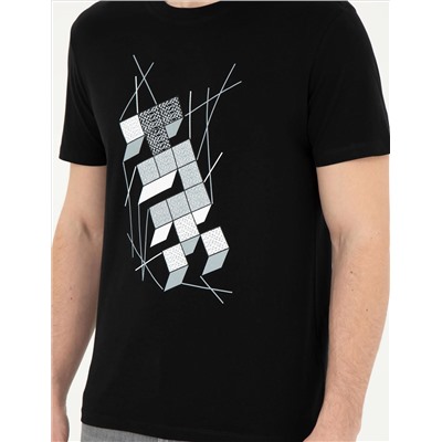 Siyah Slim Fit Tişört