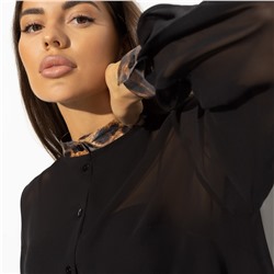 Блуза из полупрозрачной ткани, Модное притяжение