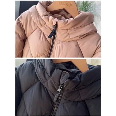 Теплая детская куртка средней длины, экспорт