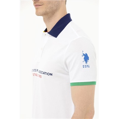 Erkek Beyaz Polo Yaka Tişört