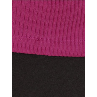 Джемпер из трикотажа в широкий рубчик