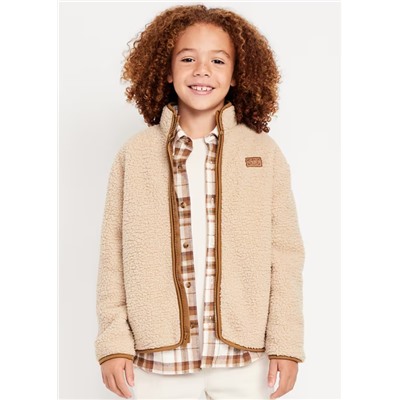 Sherpa Zip-Front Jacket for Boys