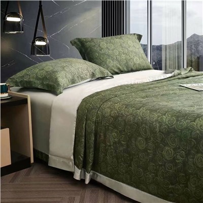 Скидки🎄Тенсель одеяло  100% тенсель плотность 80  наполнитель:100% бамбук размер: евро  одеяло:200-230см простыня:250-250см наволочки:50-70см-2шт