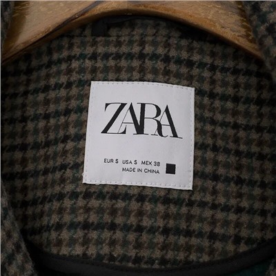 Пальто женское из смесовой шерсти, довольно тяжёлое, держит форму  ЗАР*А