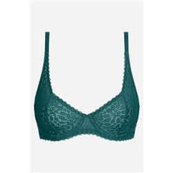 Sujetador con aro de encaje floral