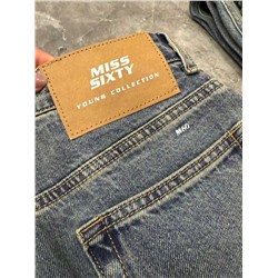 Женские джинсы MIS*S SIXT*Y прямого кроя в ретро стиле с низкой талией