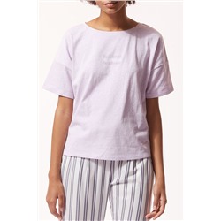 Мэйси Хизер лиловая футболка