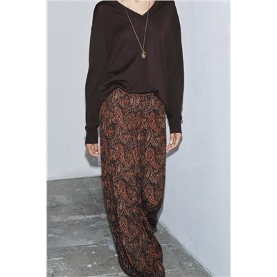 ZW COLLECTION PAISLEY TROUSERS