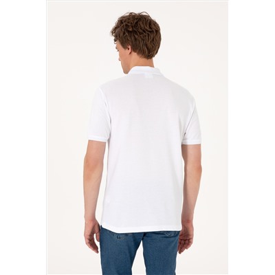 Erkek Regular Fit Haki Polo Yaka Tişört