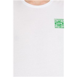 Erkek Beyaz Bisiklet Yaka Tişört