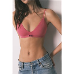 Sujetador triangular Seamless rosa fucsia